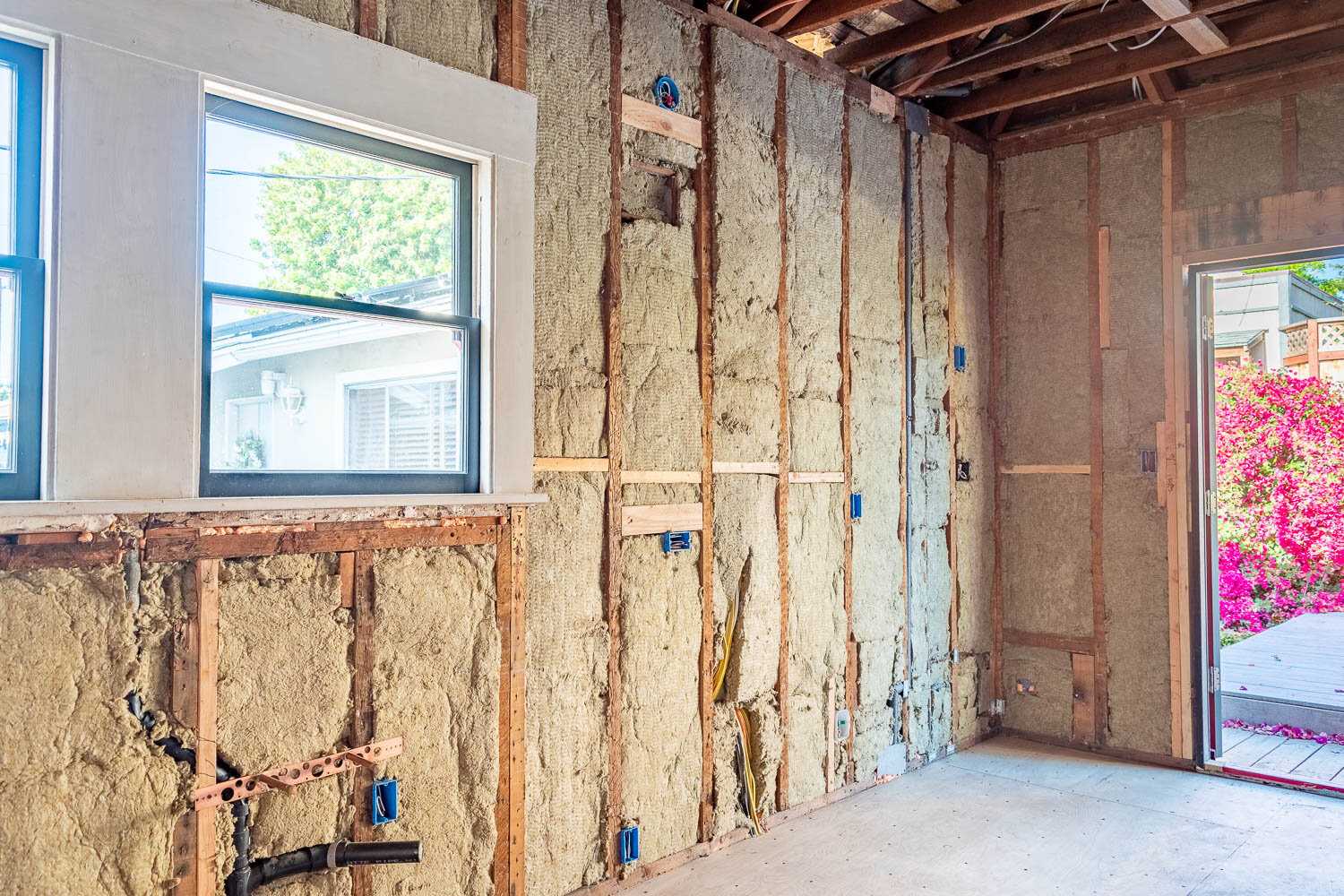 Insulating Plumbing Installed Exterior Wall
