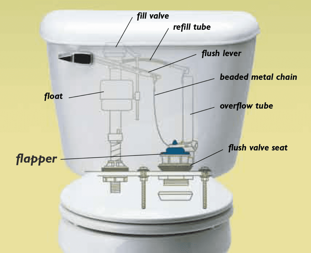 Leaky Toilets Replacing Faulty Flush Valve