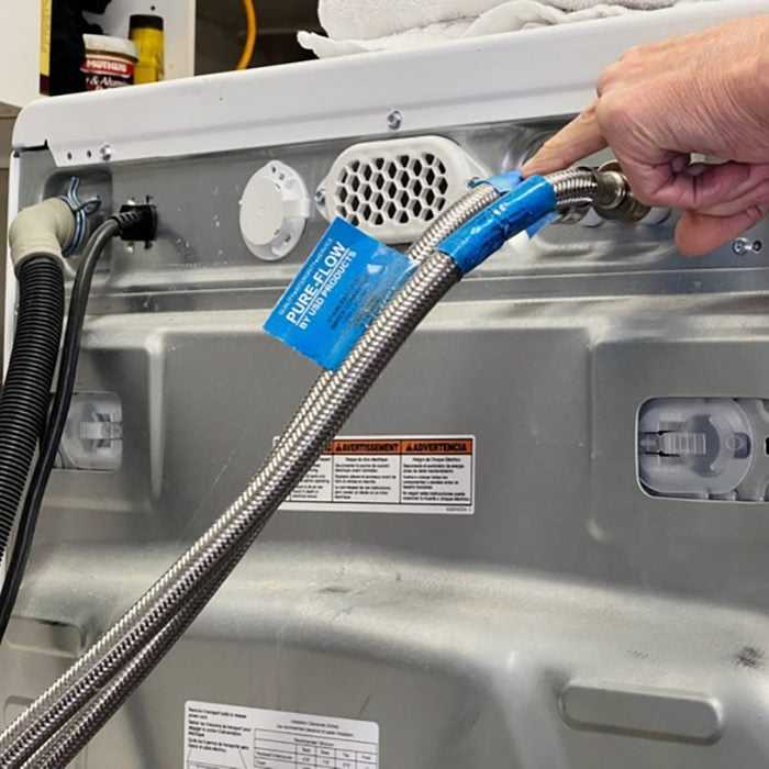 Properly Connect Water Inlet Hoses